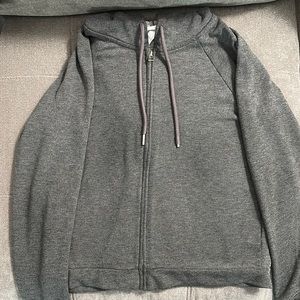 H&M Basics Grey/Gray Hoodie Jacket Small